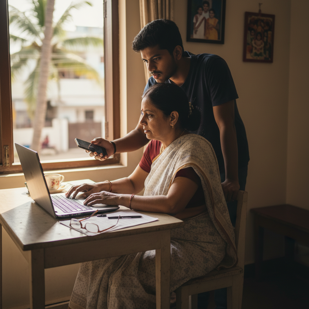 Family Member Certificate Online via Nadakacheri illustration