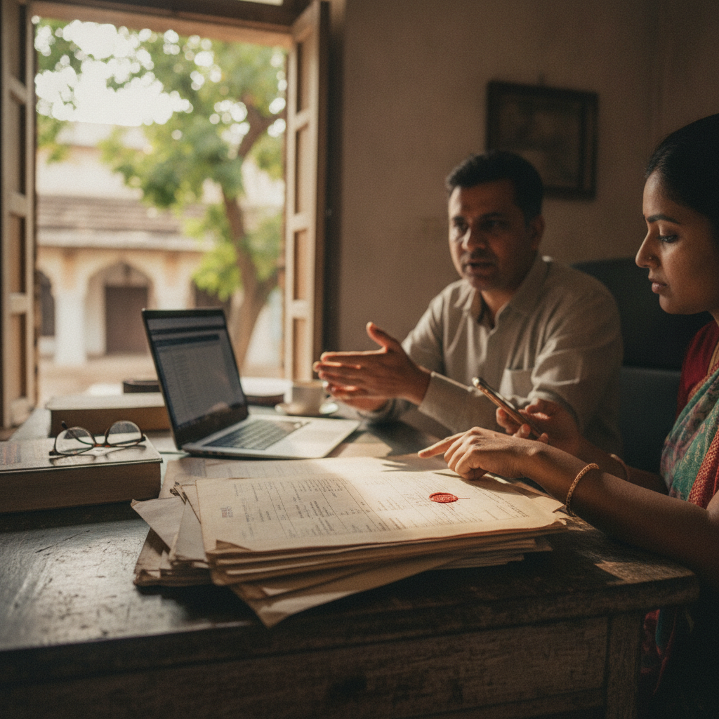 How an NRI Sells Inherited Property in India illustration