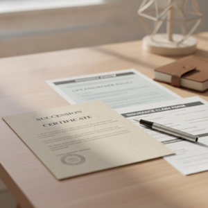 Succession certificate for insurance claim with no nominee