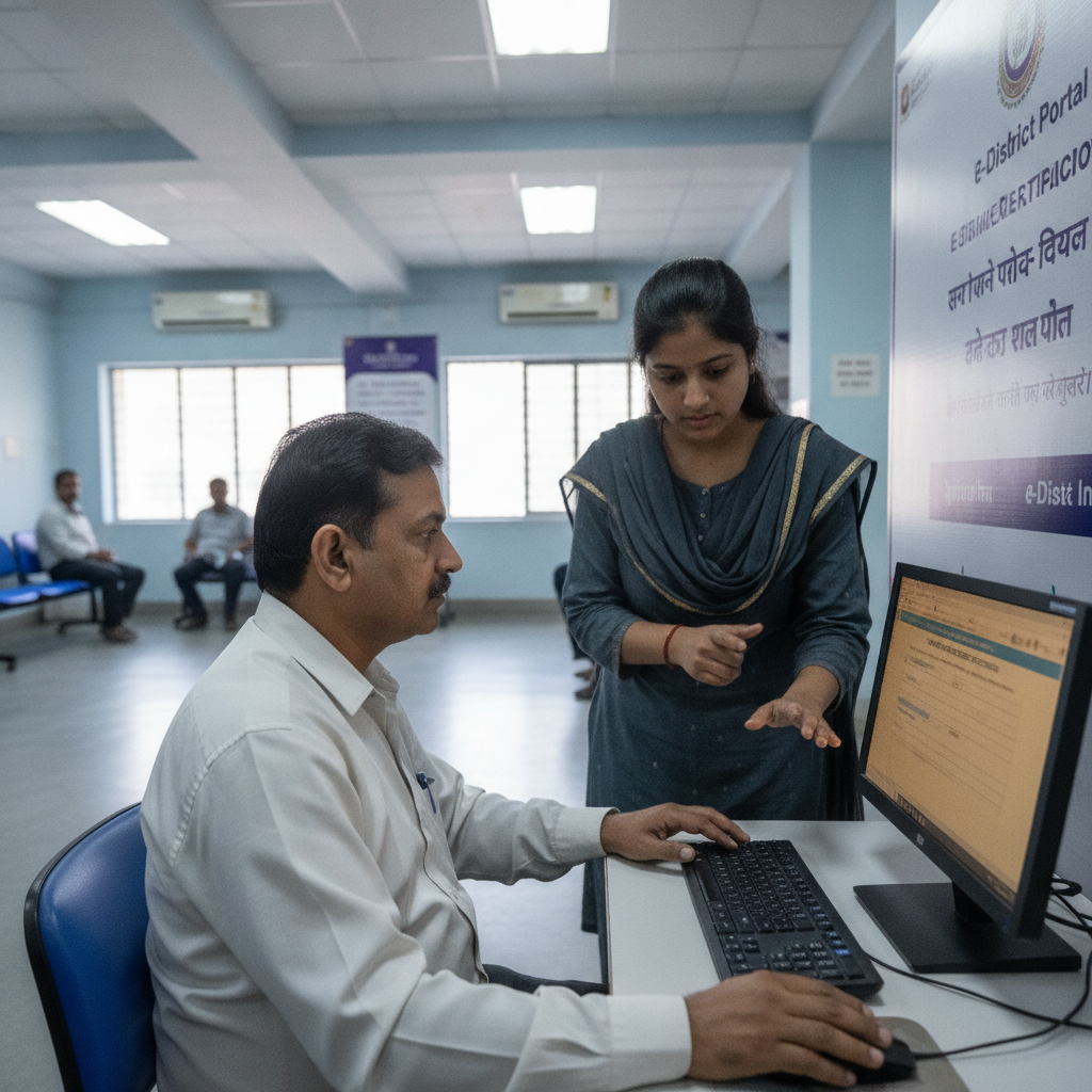Delhi e-District Portal Surviving Member Certificate Application - PropResolve